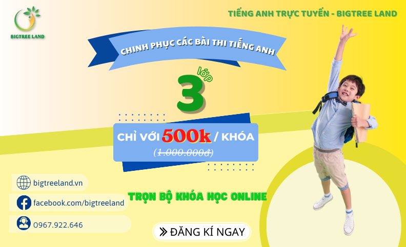 CHINH PHỤC CÁC BÀI THI TIẾNG ANH LỚP 3