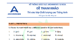 ĐỀ THAM KHẢO THI VÒNG 2 CHỌN ANH- ARCHIMEDES- 2022-2023- BIGTREE LAND